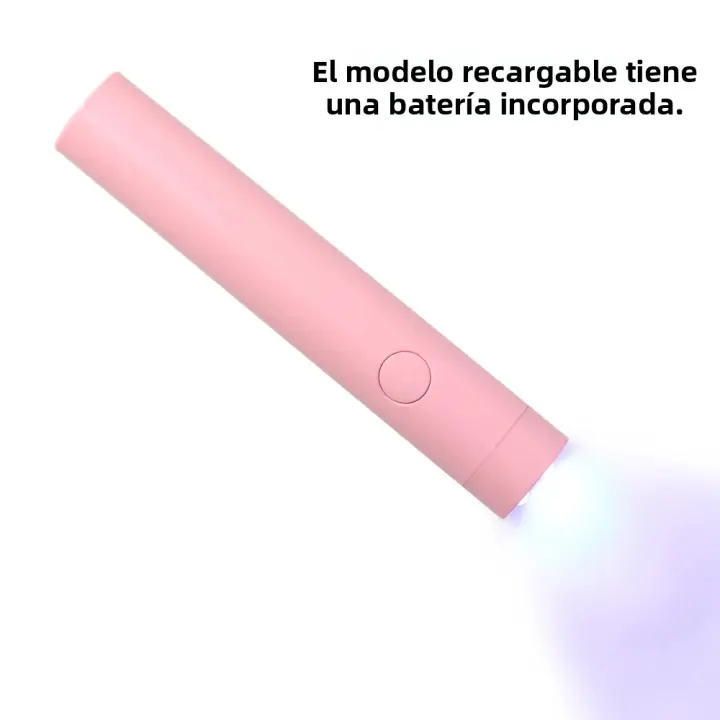 LULAA Secador De Uñas Portátil USB Para Salón Y Hogar Herramientas De Fototerapia Profesionales Lámpara LED UV Mini Flashlight Pen - 1