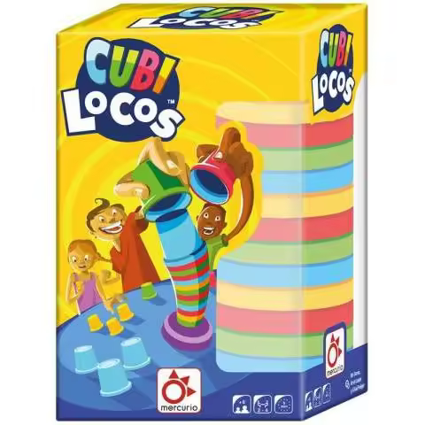 Juego de Mesa Cubi Locos -Mercurio- Mercurio    Juego, mesa, entretenimiento, diversión, familia, amigos, estrategia, tablero, cartas, retos, equipos, creatividad, clásico, moderno, temático, dinámico, competitivo - 1
