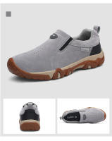 Zapatos De Cuero Para Hombre Casual Transpirables Mocasines De Senderismo No Slip Para Exterior Zapatos De Deporte Para Adultos - details 8
