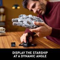 Bloques De Construcción Millennium Falcon Space Wars New Hope Modelo Estelar De Aniversario 25 Piezas 921 Para Decoración Del Hogar - details 6
