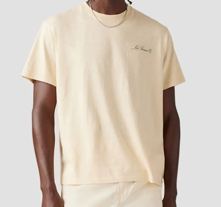 Levi s FF Relaxed Fit Tee Tans Camiseta Hombre beige - 1