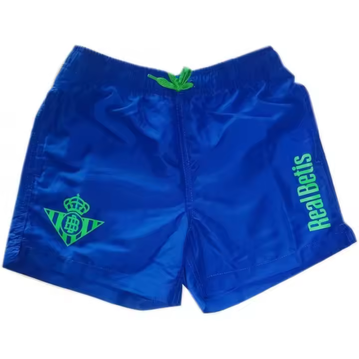Bañador Real Betis Balompié infantil Navy y verde con bolsillos producto oficial BBENAV - 1
