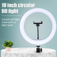 Anillo De Luz LED Para Autoconexión 10 Pulgadas Con Soporte Para Grabación De Video Transmisión En Vivo Lámpara De Iluminación Fotográfica - details 0