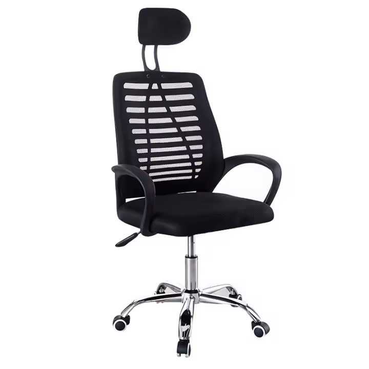 Silla de Oficina con Soporte Lumbar Giratoria Escritorio Sillon Ruedas Despacho casa salon habitacion ergonómica Gaming, escritorio, con reposacabezas - 1