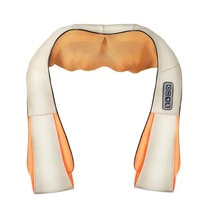 PORCHEDDU Masajeador Eléctrico Shiatsu with form de U para espalda, Cuello y hbros, masaje Caliente por infrarrojos, para casa,desde envIO España - 1