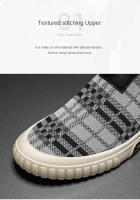 Zapatos Casuales Para Hombre Suela De Goma Transpirables Malla Zapatos Slip-on Deportivos Con Tela round Toe Verano - details 4