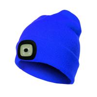 Gorro De Invierno LED Con Luz Recargable Por USB Unisex Gorro Caliente Con Farol De Cabeza Para Noche Capa De Luz De Flashlight Tejido - details 7