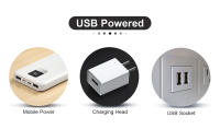Lámpara De Mesa LED COB Sensor De Movimiento Luz De Armario USB Para Cocina Regalo De Día Del Padre Luz Nocturna Rectangular Material Aluminio - details 1