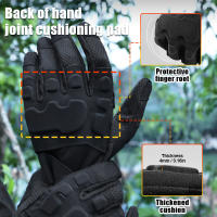 Guantes De Ciclismo Antideslizantes Con Protección De Muñeca Tácticos Para Pesca Y Tiro Deportivos Y Motociclismo Con Dedos Completos - details 9