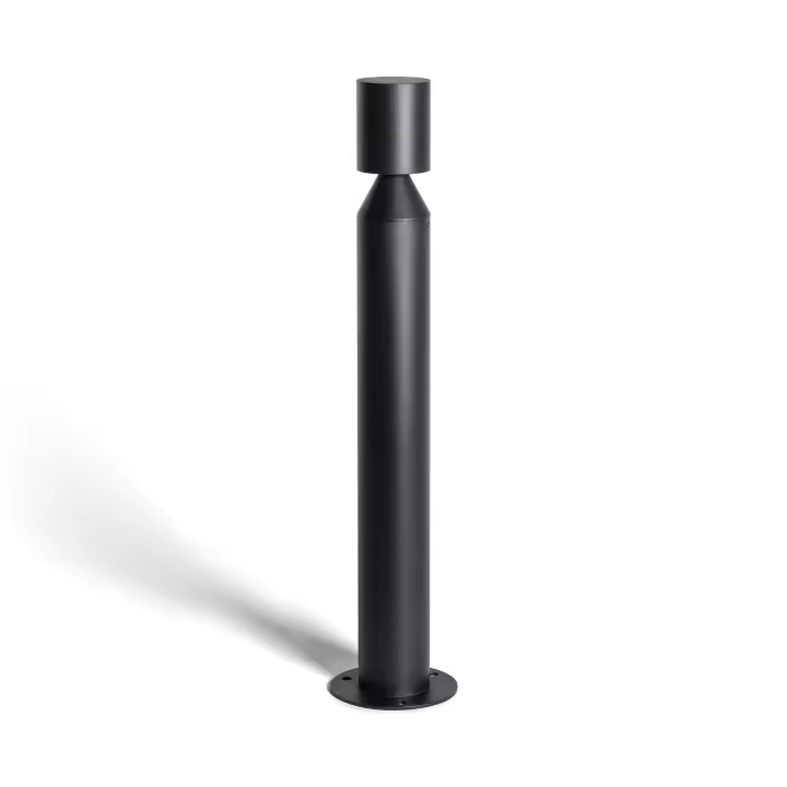 Ledkia Baliza de Pie Exterior LED 6W 60cm Aluminio Cashel Negro - 1