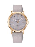 Reloj De Cuarzo Para Mujer En Cuero Moda Casual Con Movimiento De Cuarzo Material De La Correa De Cuero Y Caso De Aleación - details 5