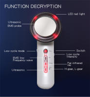Máquina De Belleza Ultrasonido Cavitation Levantamiento Facial EMS Infrarrojo Ultrasonido Masajeador Delgadurizante Antienvejecimiento - details 5