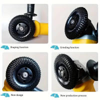1pc Disco De Grabado En Madera Para Amoladora Angular De 4 Pulgadas Herramienta Rotatoria Abrazadera Para Trabajos De Carpintería Y Modelado - details 3