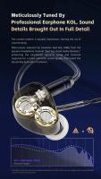 QKZ X HBB Hades 2DD Monitores deAudífono In-ear HiFi Con Cable Desmontable Para Audiófilos Y Musicians - details 14