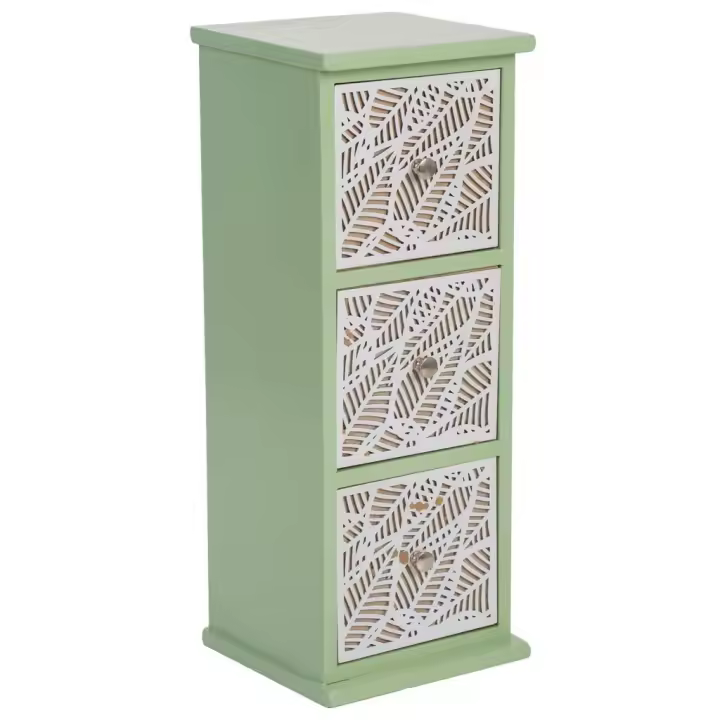 WANDERLUST DECO Caja Organizadora Compacta con 3 Cajones Multicolor para Almacenaje - 1