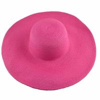 Gorro De Sol Para Mujer Con Gran Alas Plegable Verano Protección Solar Color Sólido Sombrero De Playa Casual Para Exteriores - details 3