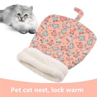 Cama Para Gato Cálida De Otoño E Invierno Estilo Bolsa De Sueño Diseño De Gato Adorable Suministros Esenciales Para Mascotas En Navidad - details 8