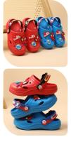 Sandalias De Verano Para Niños Disney Spiderman Con Agujero Pantuflas De Playa Para Niños Con Suela Suave Cómodas Para El Hogar Resistentes Al Agua Tamaño Ajustable - details 14