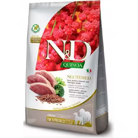 Farmina Nd Quinoa Grain Free Neutered Medium / Maxi Pato 12kg - 1