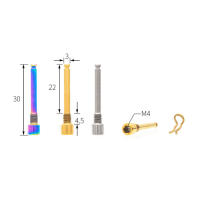 2Pcs Juego De Pastillas De Freno De Disco De Bicicleta Con Tornillo De Aleación De Titanio Para Calipero Accesorios De Ciclismo - details 11