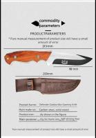 Cuchillo De Sobrevivencia Portátil Para Camping Cuchillo Recto Pequeño Con Borde Afilado Cuchillo De Outdoor Cuchillo De Mano Y Carne (con Funda) - details 3