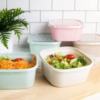 HOGUITA-Pack de 12 Recipientes de Plástico con Tapa en Color Surtido, Recipientes Reutilizables para Comida y Alimentos Sin BPA, Juegos de Tupper Plasticos para Alimentos, Fiambreras Aptas para Microondas, Congelador y Lavavajillas - details 3
