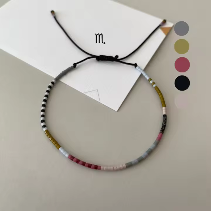 Pulsera De Cuentas Miyuki Para Mujeres Accesorios Y2K Coloridos Joyería Hecha a Mano Pulseras Para Regalo Estilo Tendencia - 1