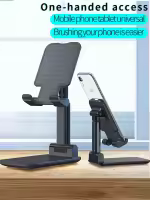 Soporte Ajustable Para Teléfono Móvil Y Tableta  De Metal Para Escritorio Soporte Plegable Y Extensible Para iPhone iPad Compatible Con Marcas Universales - details 2