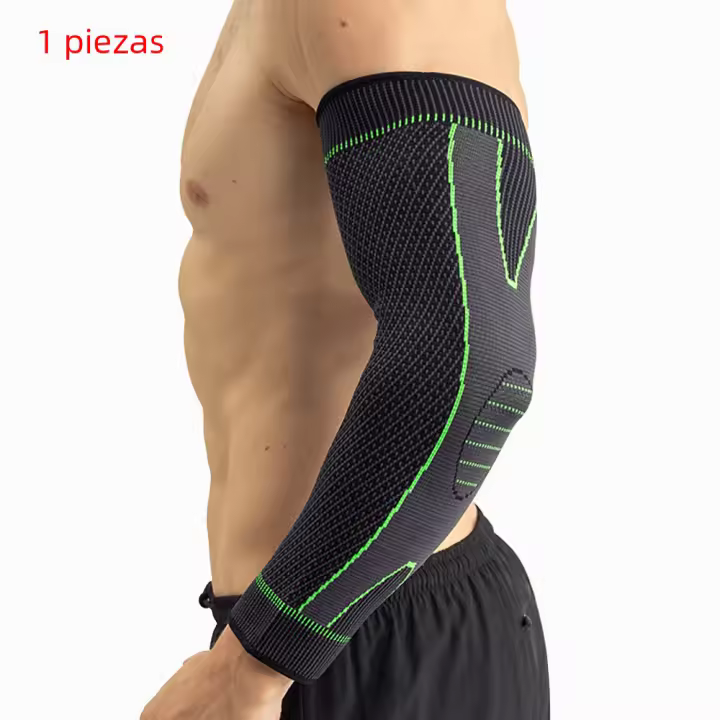 Manguitos de compresión para hambres y Mujeres, soporte de Brazo transpobres antideslizante para tendinitis, de Tenis Codo, 1 piezas - 1
