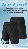 Nuevos 2025 Pantalones Cortos Deportivos Casuales Para Hombres Talla Grande 5 Pulgadas Algodón De Seda Con Secado Rápido Transpirables Y Cómodos Para Exteriores Y Viajes - details 0