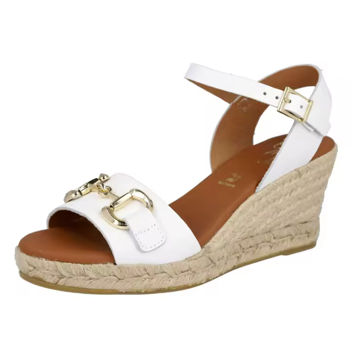 Cuñas de Esparto Oh! My Sandals Md5744 para mujer en color blanco - 1