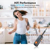 Adaptador De Audio Bluetooth 5.2 2 En 1 Transmisor Receptor Aptx HD Bajo Retardo 3.5mm AUX Para TV PC Coche Altavoz 2 Auriculares - details 5
