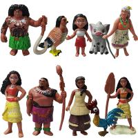 Set De Figuras De Acción Disney Moana 6/10pcs Con Demigod Maui Moana Waialiki Heihei Regalo De Cumpleaños Para Niños Modelo De Película - details 4