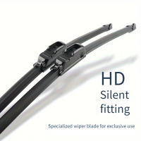 LimpiaParabrisas Silencioso HD Sin Hueso Para Todos Los Modelos De Coche Limpia Frontal Resistente De Goma Natural - details 1