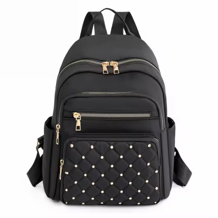 Mochila Grande De PU Para Hombres Y Mujeres Mochila De Viaje De Alta Calidad Bolsa De Libros Para Estudiantes De Colegio - 1