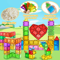 Juego De Construcción Magnético Para Niños Y Niñas Set Educativo De Bloques Magnéticos Para Preescolar Kit De Construcción Magnético STEM Regalo De Cumpleaños - details 1