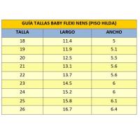 Deportivas respetuosas FLEXINENS 0152H Blanco/Golden Tallas 18-26 Para pies estrechos - details 0