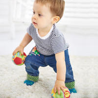 Juguete Educativo De Toque Para Bebés Suelto Bola De Comodidad Con Raticlave Juguete Sensorial Para El Desarrollo De Manos Y Oídos Para Crawler 0-12 Meses - details 6
