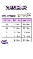 Arnés ajustable para perro diseño Flamingo. Disponible en tallas de la XXS a la L. Antitirones. Arnés ajustable en cuello y pecho para perros de todos los tamaños. Marca Lila Dogs - details 0