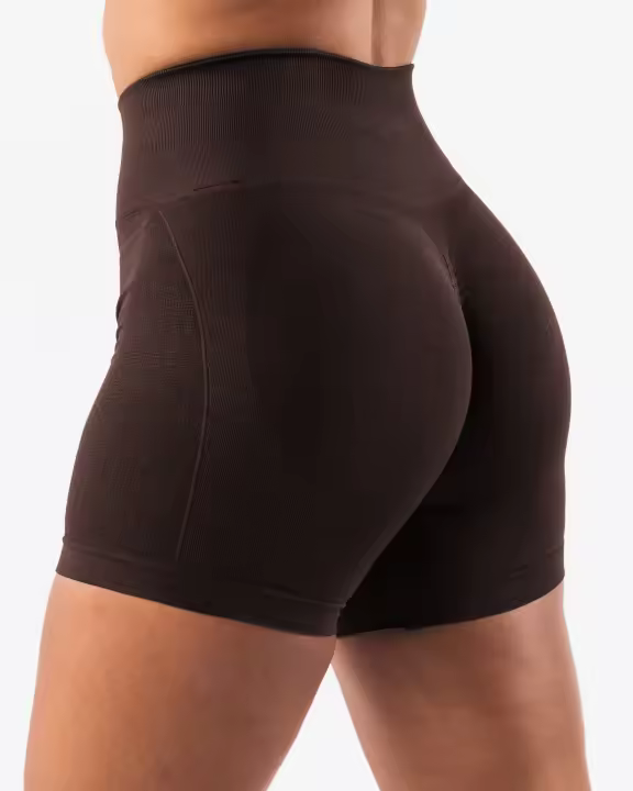 NCLAGEN Shorts De Yoga Para Mujer En Jacquard Leggings De Fitness De Cintura Alta Sin Costuras Prueba De Agachamiento Talla Grande Deportivas Con Efecto Modelador - 1