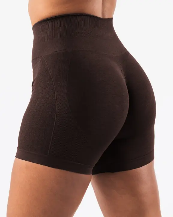 NCLAGEN Shorts De Yoga Para Mujer En Jacquard Leggings De Fitness De Cintura Alta Sin Costuras Prueba De Agachamiento Talla Grande Deportivas Con Efecto Modelador - 1