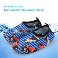Zapatos De Agua Para Niños Transpirables Y Secado Rápido Zapatillas De Suelo Suave Para Interior Snorkeling Colorido Unisex Tallas Para 7-13Años - details 4