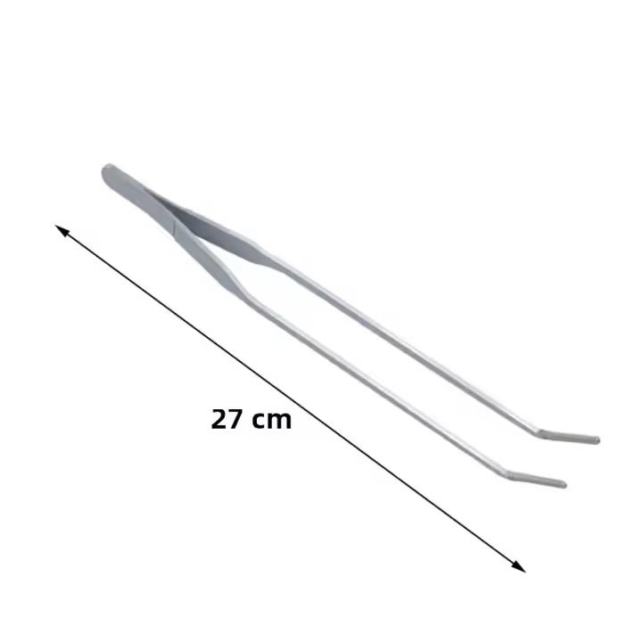 Herramientas De Acuario Acrílico Y Acero Inoxidable Pinzas Y Tijeras Para Plantas Y Limpieza Con Soporte De Almacenamiento Accesorios Para Acuarios - 1