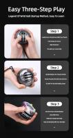 Ejercitador De Muñeca Powerball Equipo De Fitness Muscular Girobola Gyro Wrist Booster Trainer De Mano Ejercicio De Resistencia - details 11