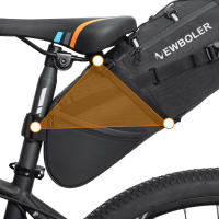 Bolsa De Bicicleta NEWBOLER Impermeable Para MTB Y Carretera 10L Gran Capacidad Plegable Accesorios De Maletero Para Ciclismo - details 7