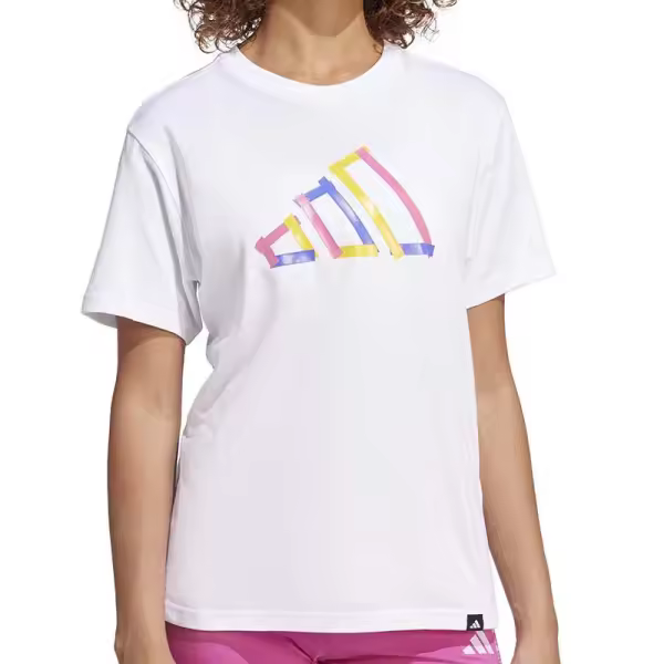 Camiseta Manga Corta Woman Adidas W-Fill V25 Blanco Adccwv2586Ad - 1