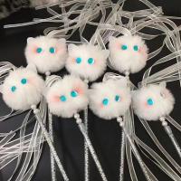 Juguete Interactivo Divertido Para Gatos Kawaii Peluche Con Cola De Borla Y Cinta Telescopio Para Juguete De Gato Para Gatitos Mando a Distancia Juguetes Para Gatos - details 0