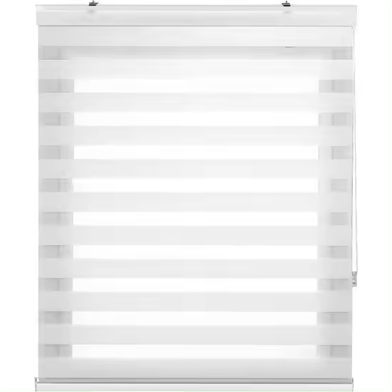 DECORBLIND  Estor Enrollable Noche y Día Premium – Estor Noche y Día con Galería Fácil Instalación Pared o Techo - Estor Ventana Doble Tejido – Estor Enrollable Día y Noche para Ventanas - Estor Mecanismo y Accesorios con Seguridad Infantil - 1
