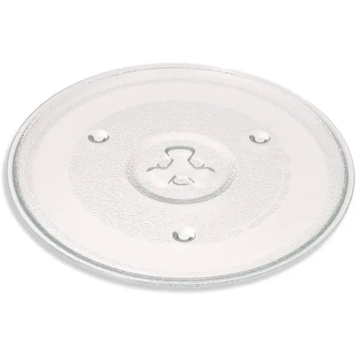 Plato Giratorio de Microondas compatible con Edesa, Bluesky, Fagor, Sanyo y Sharp I Diámetro Exterior 27cm I Diámetro de Sujección 23cm I Incluye 3 Pestañas Antideslizantes I Anakel Home - 1