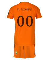 Real Madrid Conjunto de Fútbol Segunda Equipación Infantil Temporada 2024/25, Diseña y crea tu propia camiseta con el nombre y número a elección. - details 1